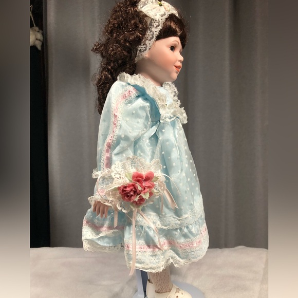 Porcelain Morgan Brittany Porcelain Doll - Picture 7 of 14
